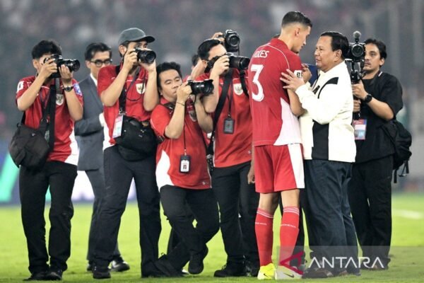Prabowo Bersyukur: Timnas Kalahkan China, Semoga Lolos ke Piala Dunia!